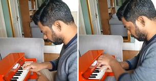 Concert Pianist Performs 'Flight Of The Bumblebee' On Child's Toy Piano — And It's Excellent