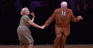Senior Couple Takes The Stage For Rockabilly Jive While Putting Youngsters To Shame