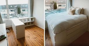 Woman Creates Bed Out Of Drawers To Give Herself More Room — Results Look Amazing