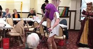 84-Year-Old Shows Up To Party At Nursing Home And Comically Steals The Spotlight