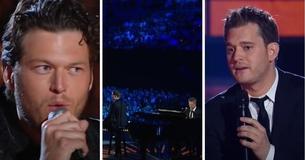 Michael Bublé Performing ‘Home’ With Blake Shelton Has One Holding Back Tears