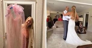 Bride Travels Over 600 Miles To Dance With Her Grandfather