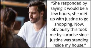 Boyfriend Thinks GF May Be Cheating After She Lies About Her Whereabouts, But Situation Takes Wholesome Turn