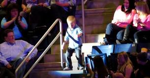 Tiny Kid Becomes Star Of The Show As He Busts Out Dance Moves At Concert