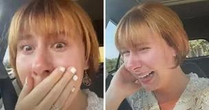Une femme en larmes après avoir dépensé 300$ pour une coupe de cheveux qu'elle trouve atroce