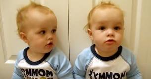 15-Month-Old Twins Proudly Show Mommy Their Sign Language Skills