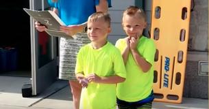 Toddler Struggles To Stay Afloat In Hotel Pool Prompting 6-Year-Old Twins To Rescue Her