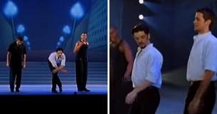 Crowd Expects Usual Riverdance Routine But Performers In Black Are Ones To Watch