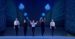 Crowd Expects Usual Riverdance Routine But Performers In Black Are Ones To Watch
