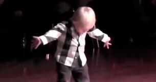 Baby Hears Favorite Song Play, Starts To Dance Jive But His Ending Cracks Audience Up