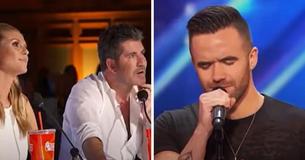 Nervous Man Waves To Mom Then Opens Mouth With Note So High Simon Is Stunned In Admiration