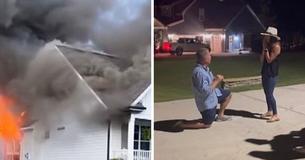 Boyfriend Proposes Immediately After Saving Engagement Ring From House Fire