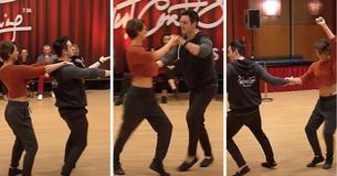 Couple Are Dared To Swing Dance To The 'Macarena' And Bring The House Down With Their Moves