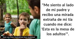 A un joven de 22 años le piden que se siente con los niños en un pícnic familiar, así que agarra el quiche que llevó y se marcha