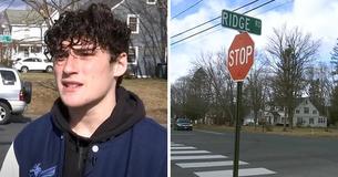Un adolescent saute de sa voiture après avoir vu une ASVP allongée sur le sol, face contre terre