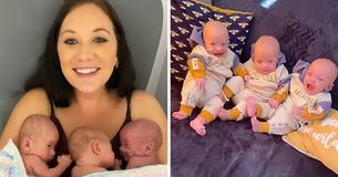 Une maman est stupéfaite après que l'échographie a révélé qu'elle était sur le point de donner naissance à des triplés miraculeux, 1 sur 200 millions