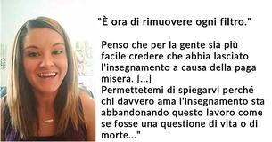 Ex maestra di scuola accende un dibattito spiegando i cinque motivi dietro le sue dimissioni
