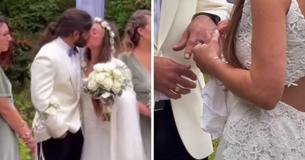 La sposa indossa un abito tattile che permette al marito cieco di "sentire" il suo aspetto nel giorno del matrimonio