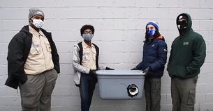 Boy Scouts Are Keeping Cats Warm With Portable Winter Shelters Made From Storage Containers