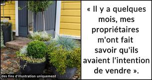 Les propriétaires ne s'attendaient pas à ce que la locataire prenne son jardin avec elle et que les acheteurs potentiels décident de partir