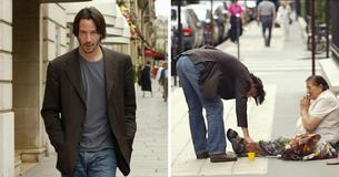 Keanu Reeves no lleva ropa de diseñador ni vive en una mansión, pero dona su dinero a los necesitados