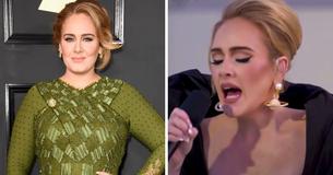 Adele se emociona mientras su hijo la ve cantar por primera vez