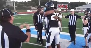 Deployed Father Disguises Himself As Referee To Pull Off Emotional Surprise At Son's Game