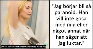 Killen fortsätter att säga till flickvännen att hon luktar, hans far lärde honom den här tekniken