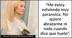 Hombre no deja de decirle a su novia que huele mal, una  "técnica infalible" que aprendió de su padre