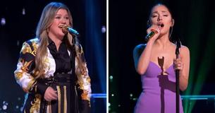 Kelly Clarkson & Ariana Grande Stand Off In Pop Diva Medley 'Showdown'