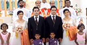 In Uncommon Wedding, Twin Girls Marry Twin Boys And Officiating Priests Are Also Twins