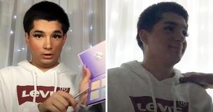 Vater erwischt Teenager-Sohn beim diskreten Filmen eines Make-up-Tutorials und seine Reaktion spricht Bände