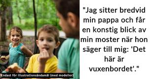22-årig kille ombeds sitta med barnen på en familjepicknick, tar medhavd quiche och går därifrån