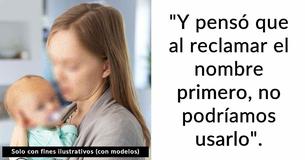 Una mujer "roba" el nombre que su media hermana le iba a poner a su hijo, y se arrepiente tras la reacción de la pareja