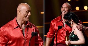 Dwayne 'The Rock' Johnson Gives His People's Champion Award To Make-A-Wish Teen