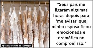 Rapaz proíbe família da noiva do casamento depois que eles transformam a compra do vestido de noiva em algo para a cunhada