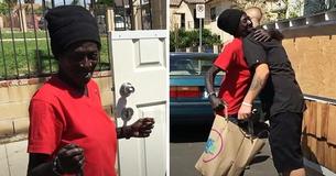 Man Follows Through On Promise To Elderly Lady Sleeping In Dirt Outside His House And Builds Her A Tiny Home