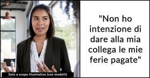 Una donna senza figli si rifiuta di dare sei dei suoi giorni di ferie retribuite a una collega con tre figli: sul posto di lavoro la situazione sfugge di mano