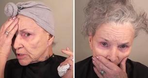 78-Jährige benutzt Make-up, um 2 Jahrzehnte jünger auszusehen