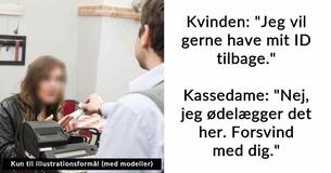 Kvinde får kassedame ud i problemer og føler sig skyldig - spørger internettet til råds