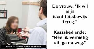 Vrouw vraagt zich af of ze zich schuldig moet voelen omdat ze de kassabediende in de problemen bracht en vraagt op het internet of ze schuldig was