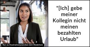 Kinderlose Frau weigert sich, sechs ihrer bezahlten Urlaubstage an eine Kollegin mit drei Kindern abzugeben, was zu einem Drama am Arbeitsplatz führt