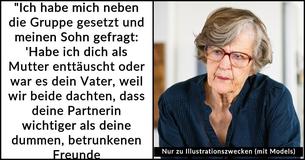 Mutter fragt, ob es falsch gewesen sei, ihren Sohn zu "demütigen", nachdem sie von seinem frauenfeindlichen Verhalten gegenüber seiner Frau erfahren hatte