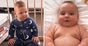 Woman's 36-Lb Baby Wears Adult Diapers As A 1-Year-Old — Mom Says He Takes After His Big Father