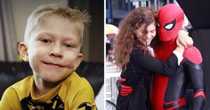 Boy Rescued Sister From Dog Attack And Visits Zendaya And Tom Holland On 'Spider-Man' Set