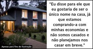 Mulher se recusa a adicionar o nome do namorado ao contrato de casa - Ele fica com raiva e para de falar com ela