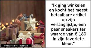 Man vernedert echtgenote publiekelijk, zegt dat ze Kerstmis heeft verpest door hem het 'goedkoopste artikel' op zijn verlanglijstje te geven