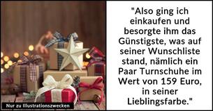 Ehemann demütigt seine Frau öffentlich und behauptet, sie habe Weihnachten ruiniert, da sie ihm das "billigste" Geschenk auf seiner Wunschliste gekauft hatte.