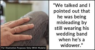 Woman Accuses Widower Of Being 'Misleading' For Still Wearing A Wedding Ring & Publicly Confronts Him
