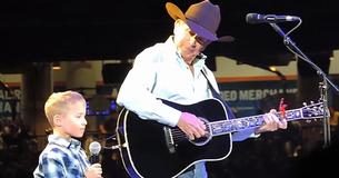 George Strait's Grandson Joins Him On Stage — Duo Entralls Audience With ‘God & Country Music’